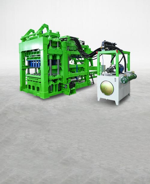 Sement-beton blokları hazırlayan maşın