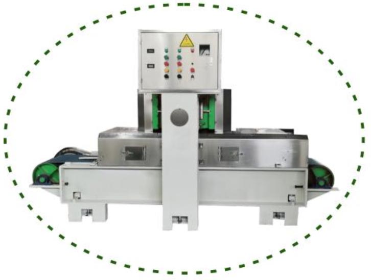 Concrete Curbstone Calibrating Surface Treatment Machine